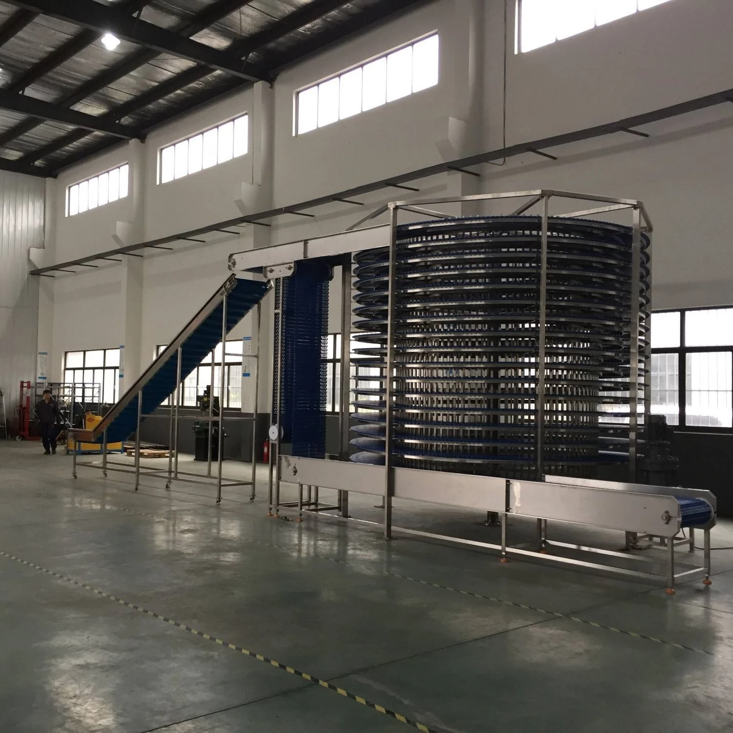 Single Drum Iqf Spiral Freezer Single Drum Iqf Spiral Freezer